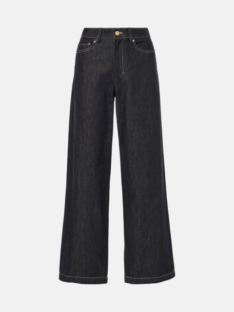 Balco high-rise straight jeans