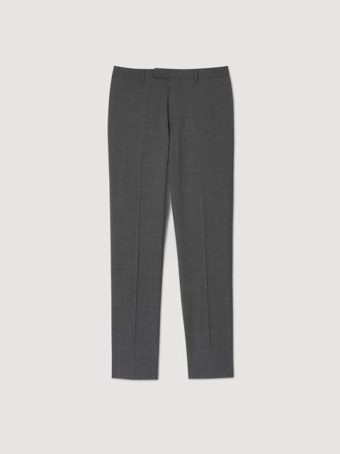 Sandro WOOL SUIT TROUSERS