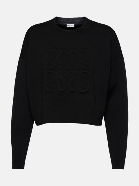 Anagram wool-blend sweater