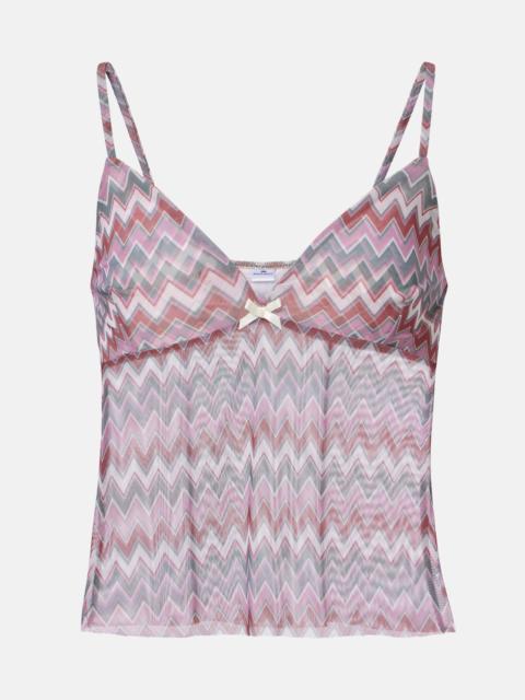 BANANHOT Solay chevron top