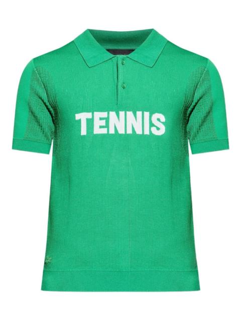 LACOSTE ribbed polo shirt