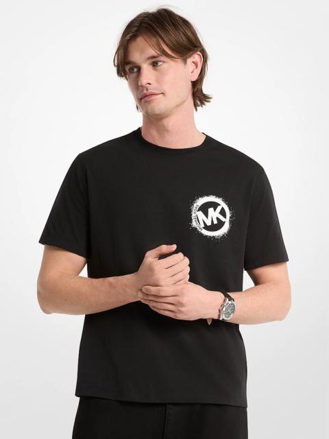 MICHAEL KORS Graphic Logo Cotton Jersey T-Shirt