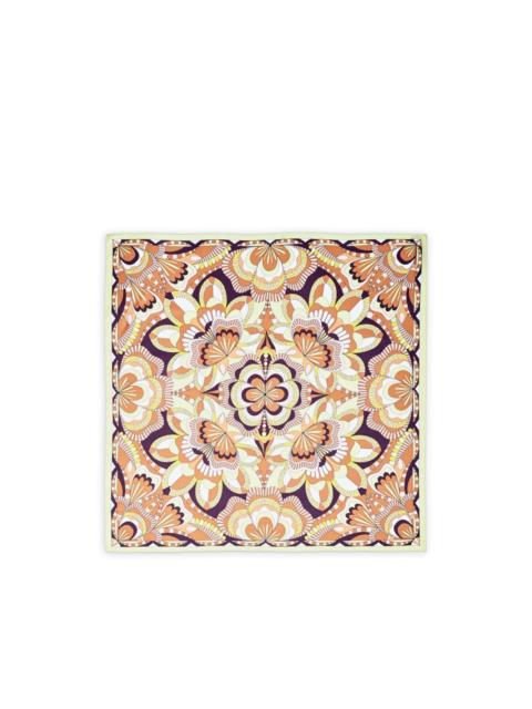 LANCEL Floral neckerchief