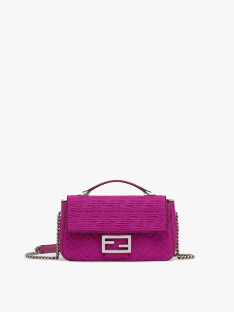 FENDI Purple FF fabric bag