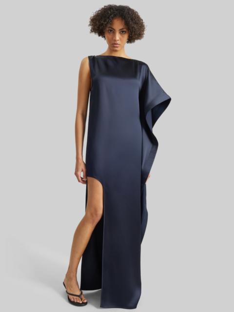 BEVZA Bevza Asymmetric Maxi Dress - Dark Ink Navy
