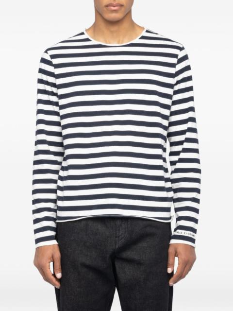 Zadig & Voltaire Timo striped long-sleeve T-shirt
