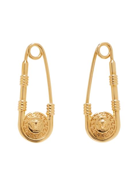 VERSACE Safety Pin Earrings