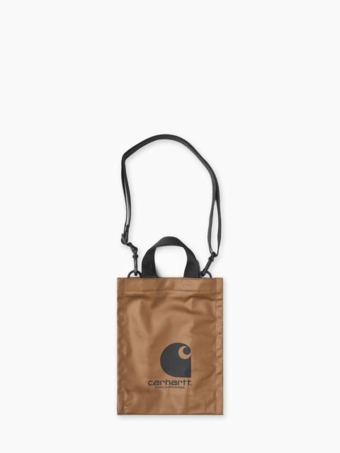CARHARTT WIP CARHARTT WIP SHOPPING BAG COTTON CANVAS HAMILTON BROWN/BLACK