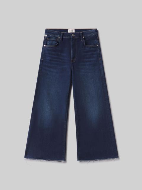 Citizens of Humanity Lyra Wide Leg Crop Raw Hem In Lotus