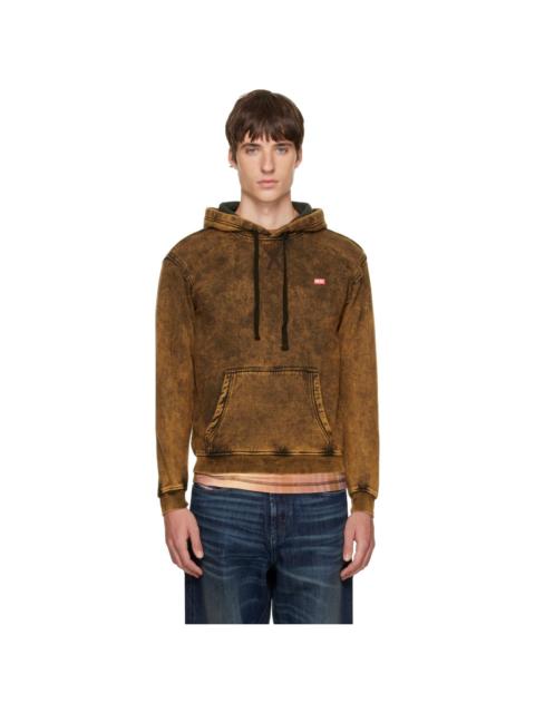 Diesel Brown S-Normy-Raw Hoodie