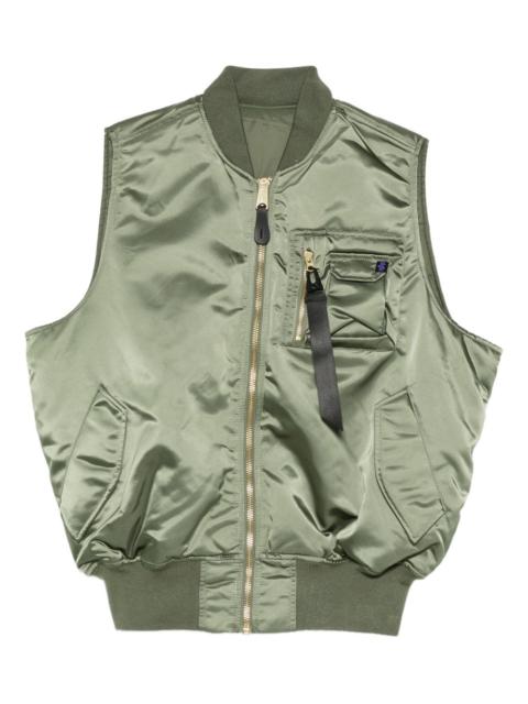 ALPHA INDUSTRIES zip pocket gilets