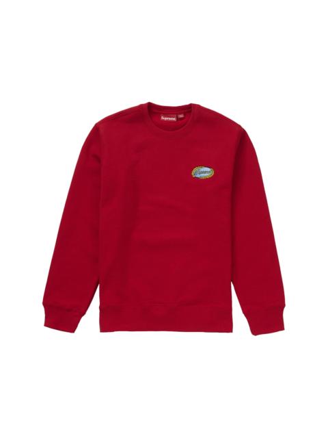 Supreme Supreme Chain Logo Crewneck Red
