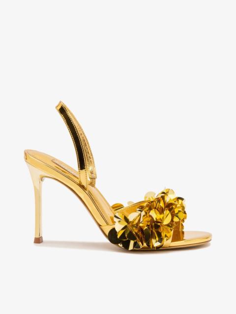 Morgan Sandal In Gold Specchio