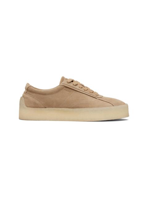 HUGO Beige Suede Sneakers