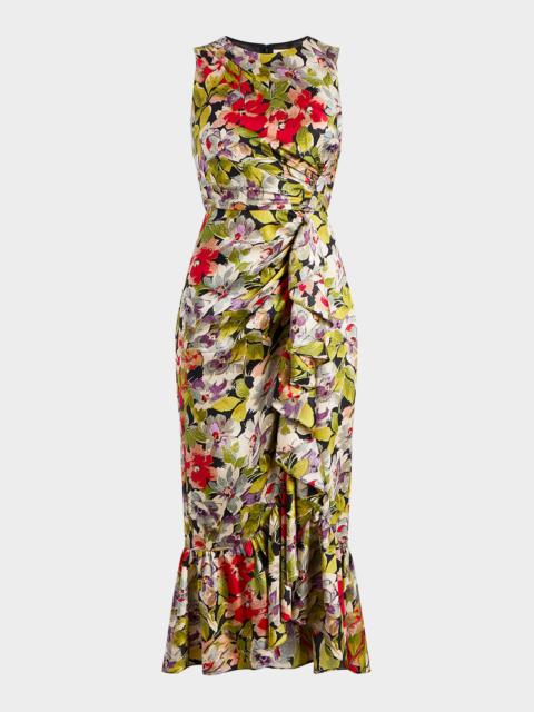 Cinq à Sept Elvira Canyon Bloom Midi Dress