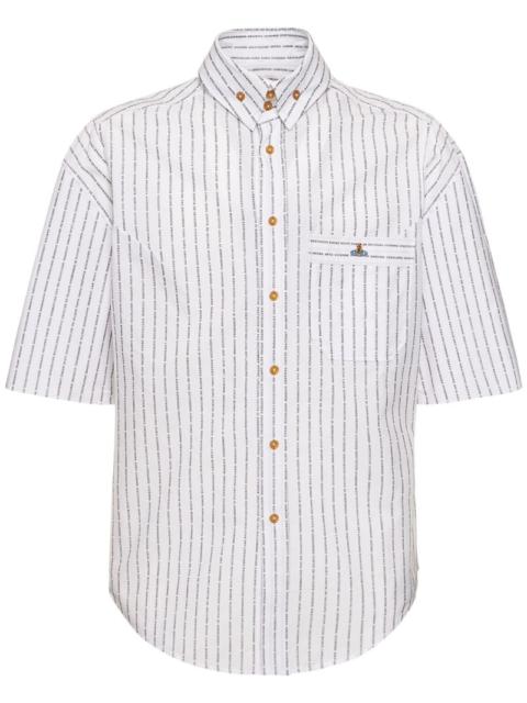 Vivienne Westwood Striped cotton poplin s/s shirt