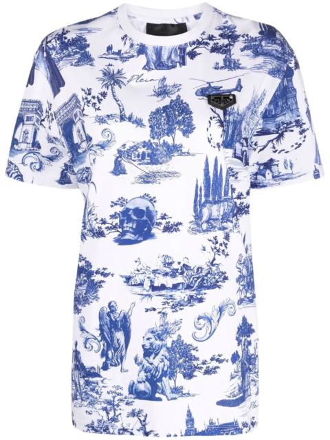 PHILIPP PLEIN graphic-print cotton T-shirt