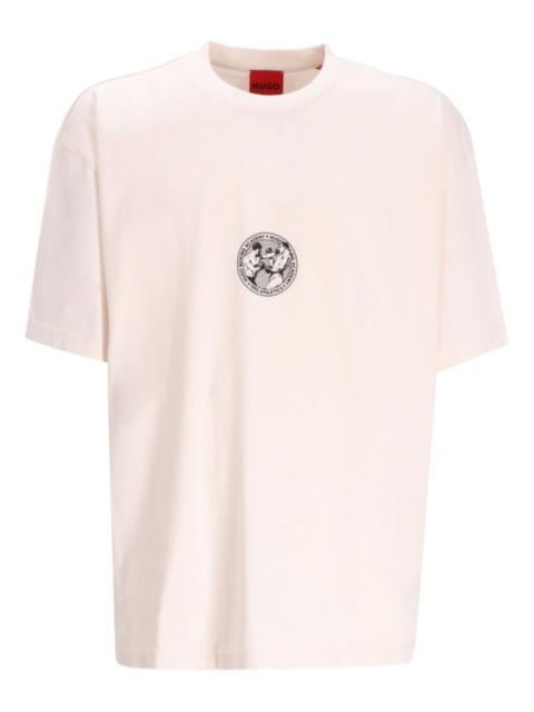 HUGO boxing academy logo t-shirt