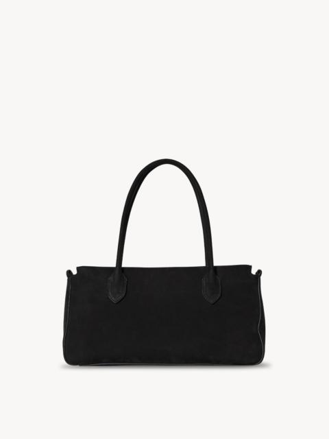 The Row E/W Top Handle Bag in Leather