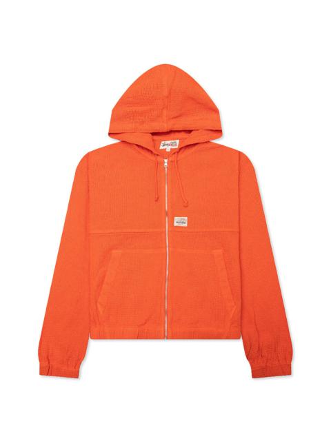 WORK JACKET COTTON MESH - RED ORANGE