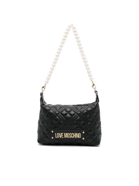 Moschino logo-lettering shoulder bag