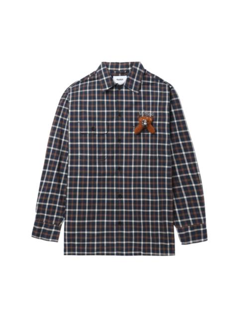 doublet With My Friend checked cotton shirt