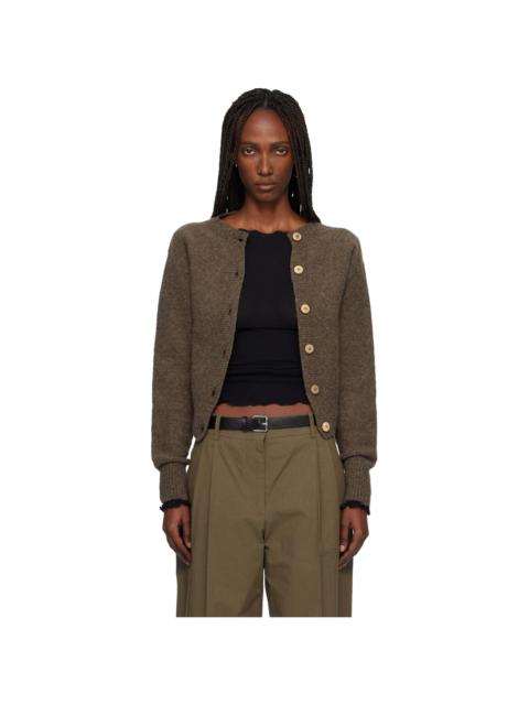 BASERANGE Brown Tier Cardigan