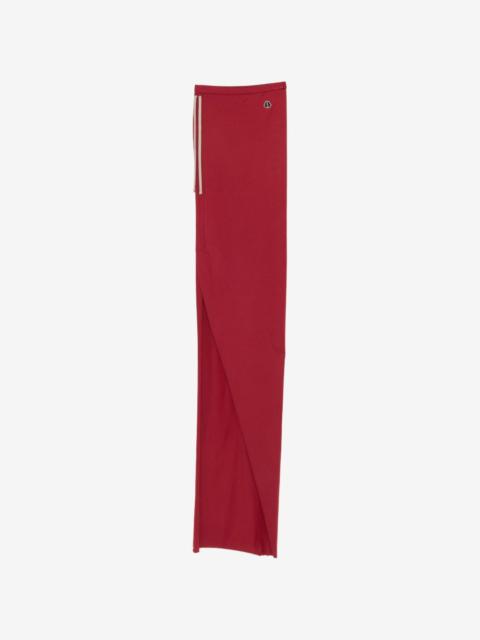 Moncler drawstring-split jersey maxi skirt