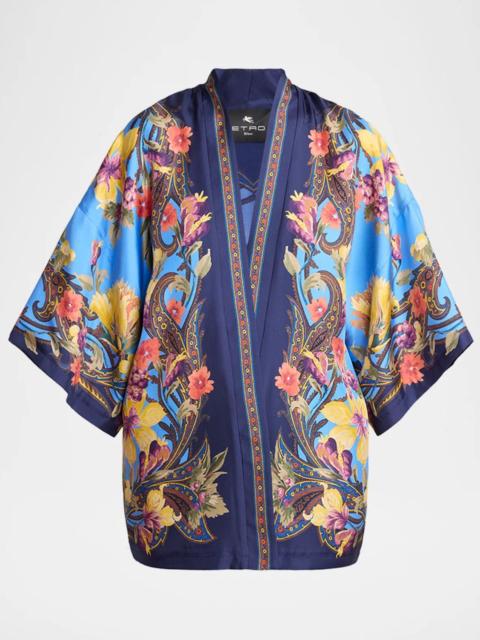 Etro Kesa Silk Jacquard Jacket