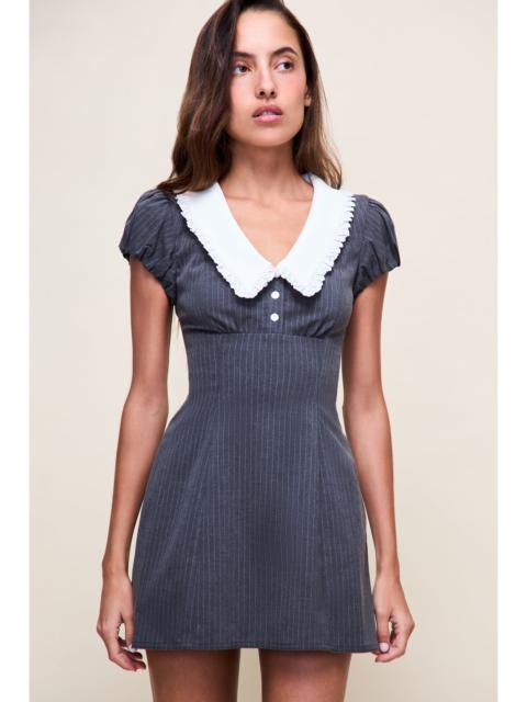 GUIZIO JANE EYELET MINI DRESS
