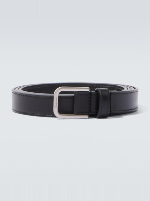 SAINT LAURENT Leather belt