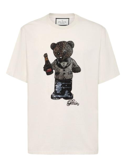 PHILIPP PLEIN teddy bear-embellished T-shirt