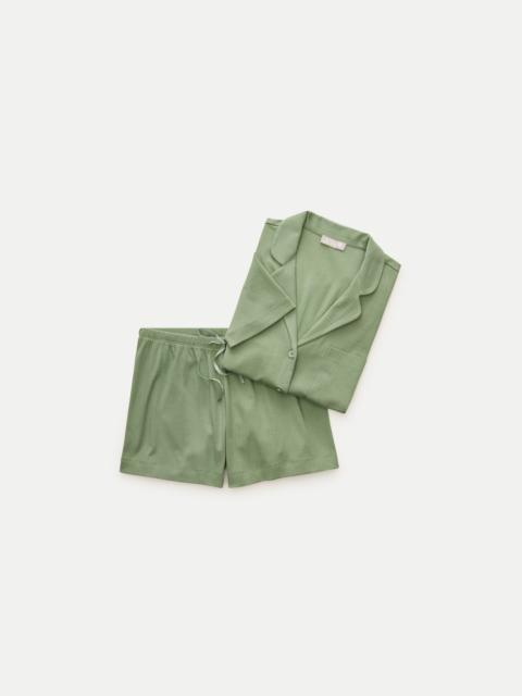 J.CREW Dreamy rib pajama short set