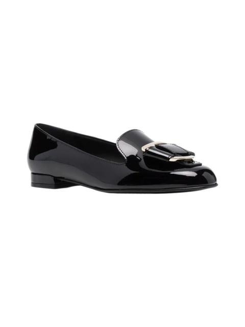 FERRAGAMO Ferragamo Gancini Bow Leather Loafer