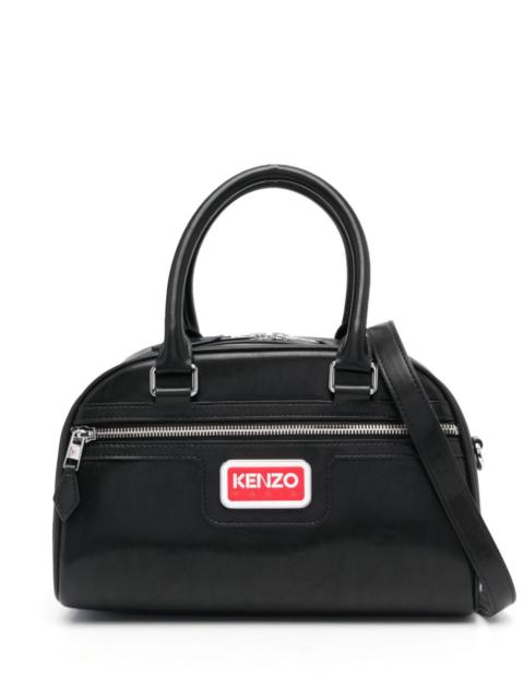 KENZO logo-plaque zip-up tote bag