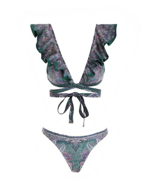 Zimmermann ANNEKE WRAP RUFFLE BIKINI