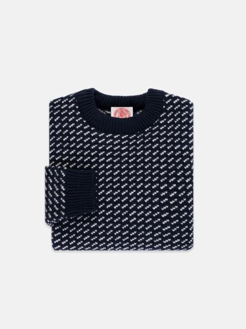 J. PRESS MADE-IN-NORWAY FISHERMAN WOOL SWEATER
