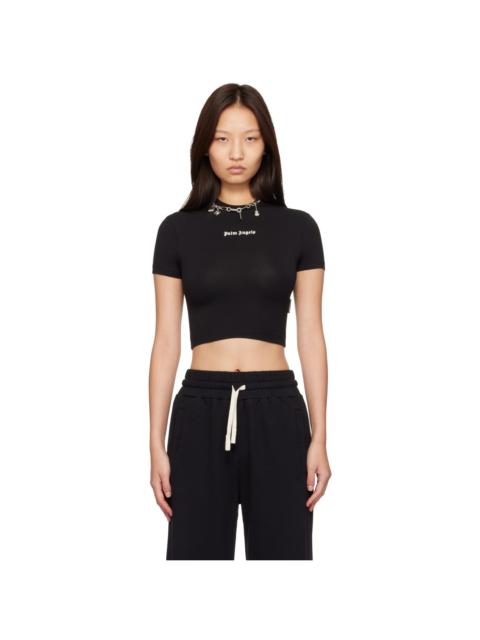 Palm Angels Black Classic Logo Baby T-shirt