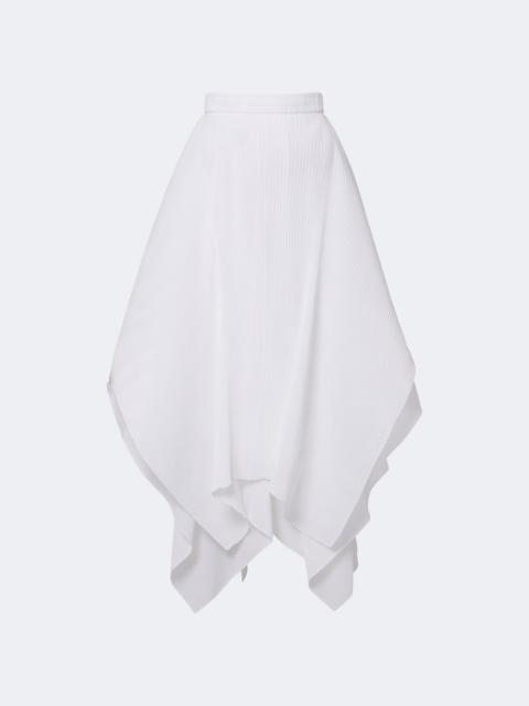 JW Anderson Pleated asymmetric midi skirt