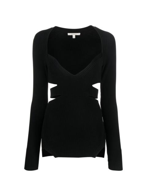 NENSI DOJAKA cut-out knitted top