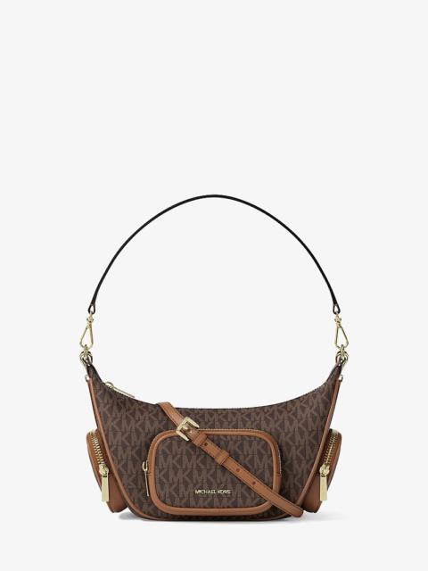 MICHAEL KORS Merritt Small Signature Logo Convertible Shoulder Bag