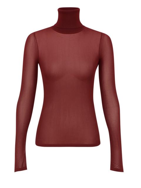 Zimmermann FINE KNIT HIGH NECK TOP