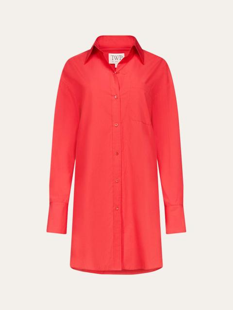 TWP Big Joe Cotton Button-Front Shirtdress