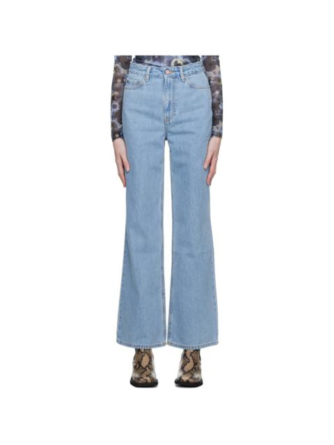 Blue Mangy Jeans