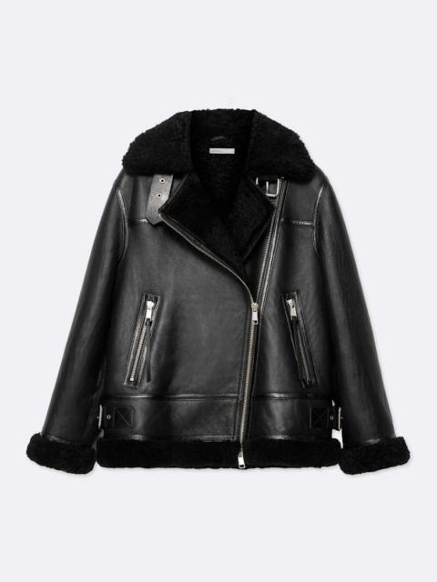 ALLSAINTS SYDNEY OVERSIZED SHEARLING JACKET