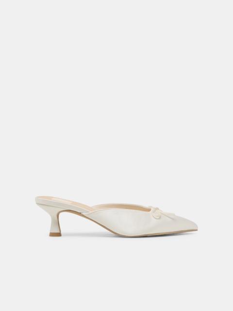 dolce vita CLEO HEELS OFF WHITE SATIN