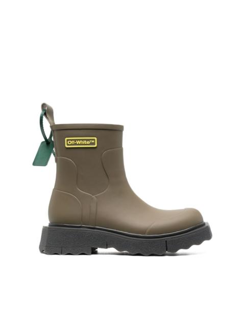 Off-White Sponge ankle boots
