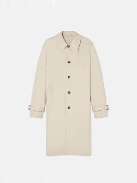 VERSACE Barocco Sea Gabardine Trench Coat
