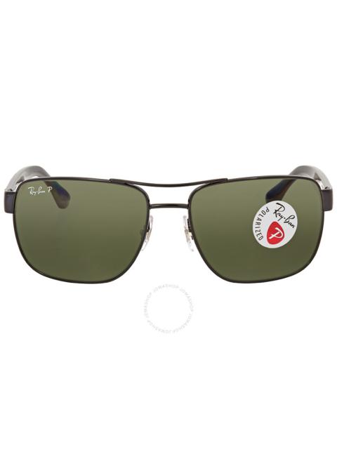 Ray-Ban Ray Ban Polarized Green Classic G-15 Square Men's Sunglasses RB3530 002/9A 58