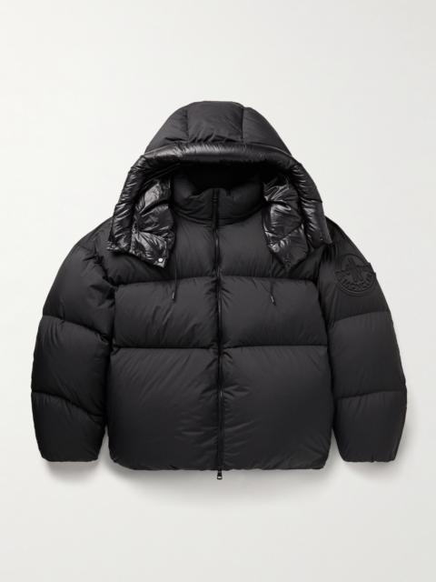 Moncler Roc Nation by Jay-Z Antila Logo-Appliquéd Quilted Shell Hooded Down Jacket
